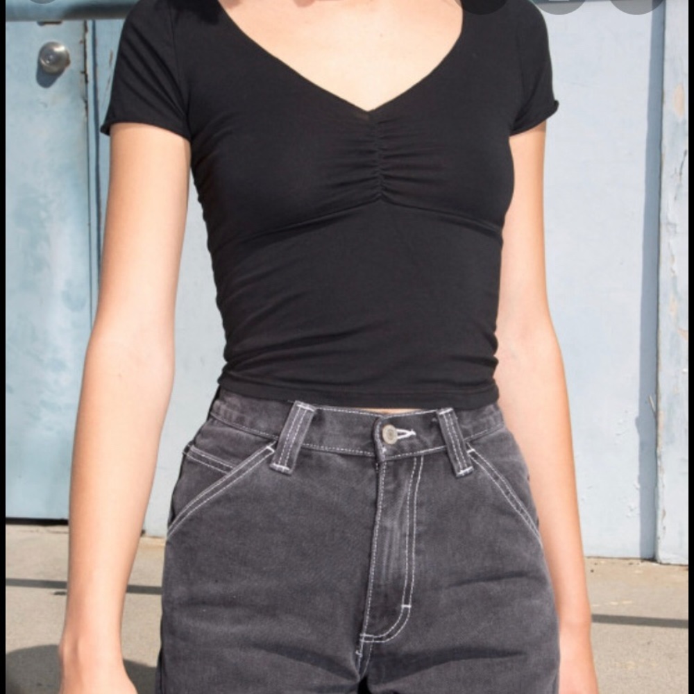 Black brandy Melville Gina top